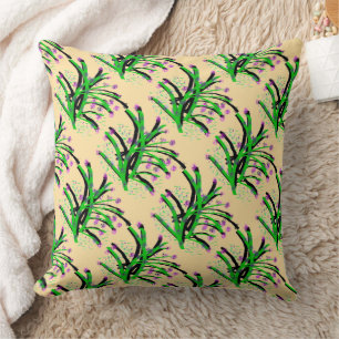 Accent Shrub Decorative Sand Throw Pillow