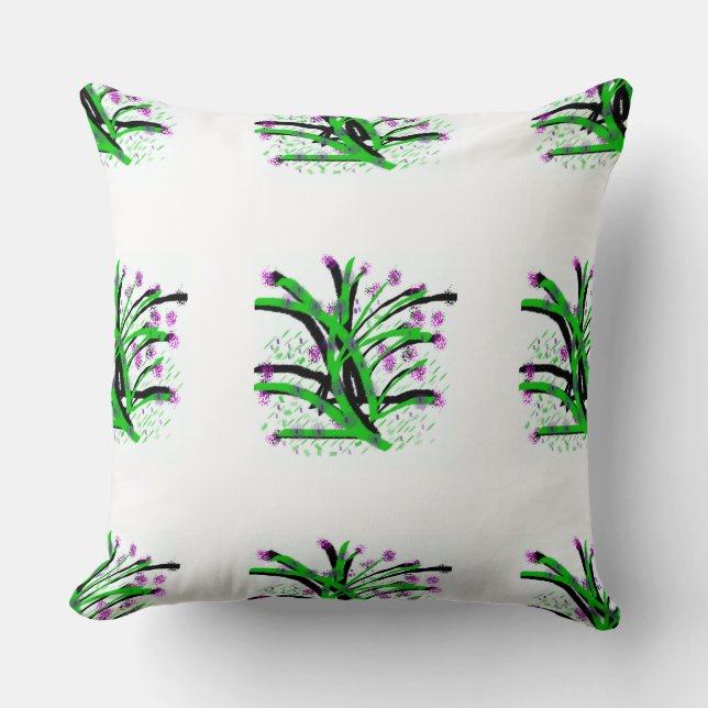 Accent Shrub Decorative  Throw Pillow (Front)
