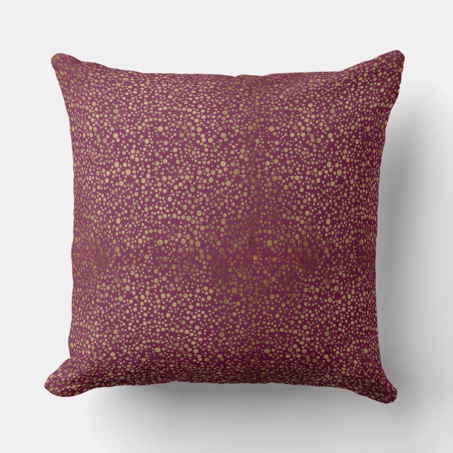 Accent Throw Pillow-Merlot Wine Pillow (Front)