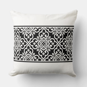 Accent Throw Pillow-Moroccan Print Pillow