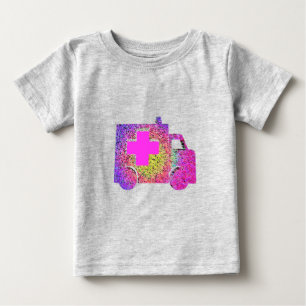 accented ambulance nurse emt doctor medical baby T-Shirt