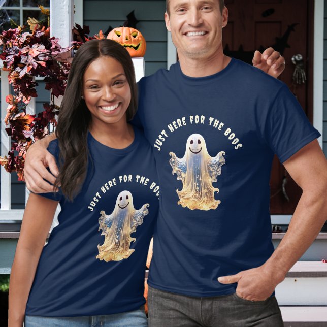 Accented Ghostly Glow Halloween Personalized T-Shirt (Creator Uploaded)