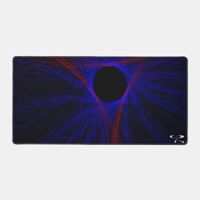 Accented Triangle Geometric Mouse Pad Mat (Front)