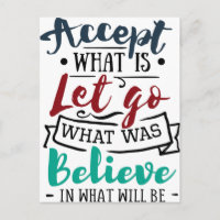 Accept Let Go Believe
