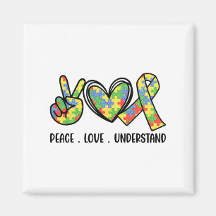 Accept Love Understand Autism Awareness Men Women Magnet