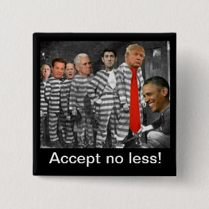Accept no less button. 2 inch square button