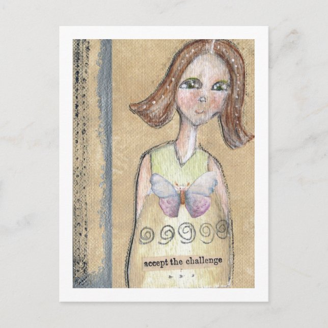 Accept the Challenge Postcard (Front)