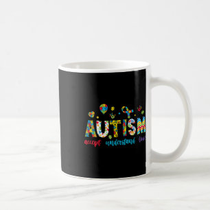 Accept Understand Autism Awareness Support For Kid Coffee Mug