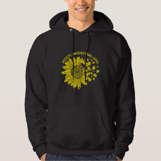 Accept Understand Autistic Kids Support Autism Awa Hoodie