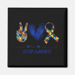 Accept Understand Love Autism Awareness Autism Mo Magnet
