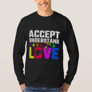 Accept Understand Love Autism Awareness Child T-Shirt