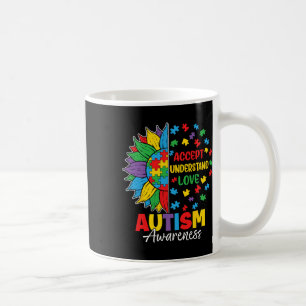 Accept Understand Love Autism Day  Coffee Mug