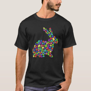 Accept Understand Love Bunny Autism Awareness East T-Shirt