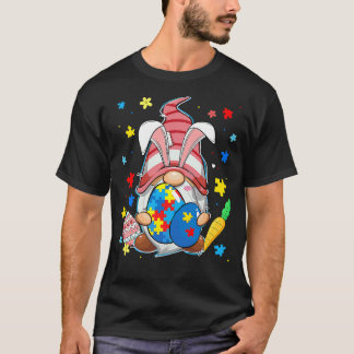 Accept Understand Love Gnome Autism Awareness East T-Shirt