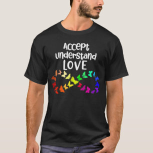 Accept Understand Love Neurodiversity Infinity Aut T-Shirt