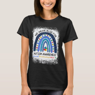 Accept Understand Lover We Wear Blue For Autism Aw T-Shirt