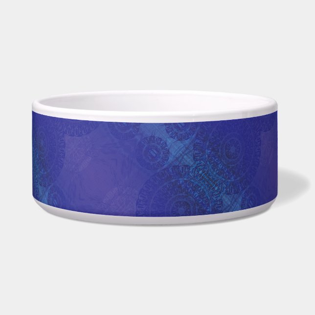 Acceptance | Blue Indigo Violet Boho Medallions (Front)