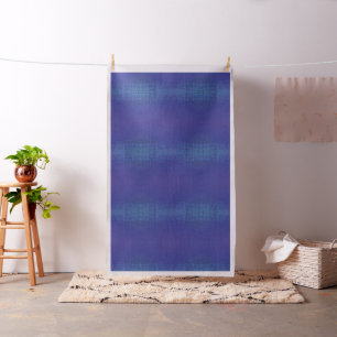 Acceptance   Blue Indigo Violet Shibori Pattern Fabric