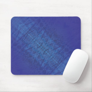 Acceptance   Blue Indigo Violet Shibori Pattern Mouse Pad
