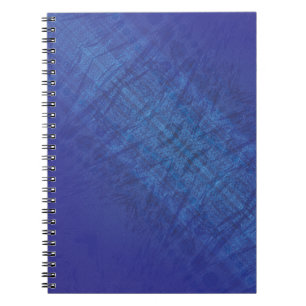 Acceptance   Blue Indigo Violet Shibori Pattern Notebook