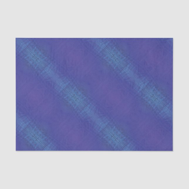 Acceptance | Blue Indigo Violet Shibori Pattern Tissue Paper (Front)