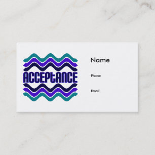 Acceptance Business Card