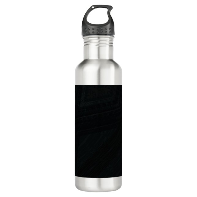 Acceptance | Dark Abstract Texture 710 Ml Water Bottle (Front)