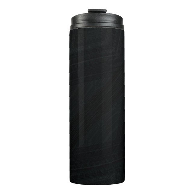 Acceptance | Dark Abstract Texture Thermal Tumbler (Front)