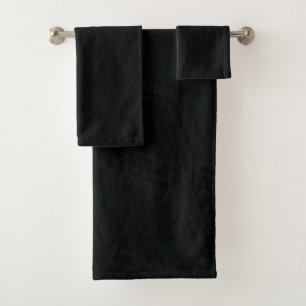 Acceptance   Dark Boho Texture Bath Towel Set