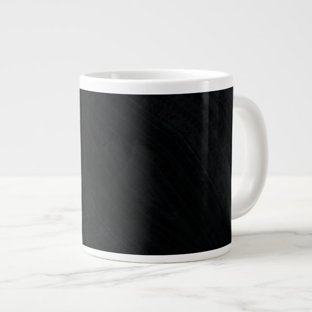 Acceptance | Dark Eclectic Texture Large Coffee Mug (Front Right)