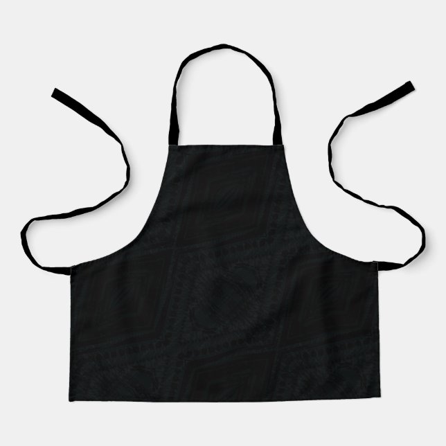 Acceptance | Dark Geometric Texture Apron (Front)