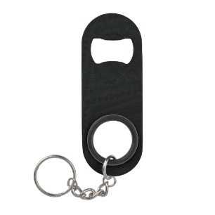 Acceptance Dark Geometric Texture Keychain Bottle Opener