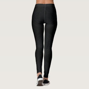 Acceptance   Dark Geometric Texture Leggings