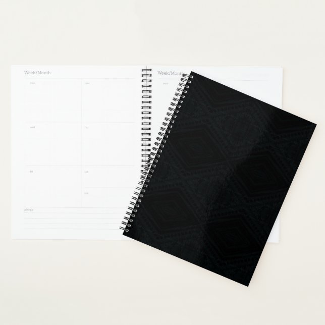 Acceptance | Dark Geometric Texture Planner (Display)