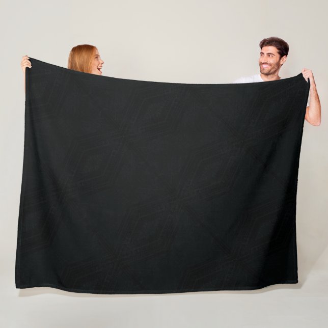Acceptance | Dark Gothic Texture Fleece Blanket (In Situ)