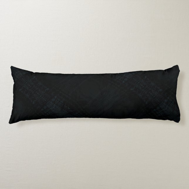 Acceptance | Dark Shibori Texture Body Pillow (Front)