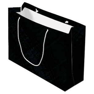 Acceptance   Dark Shibori Texture Large Gift Bag