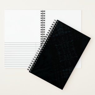 Acceptance   Dark Shibori Texture Notebook