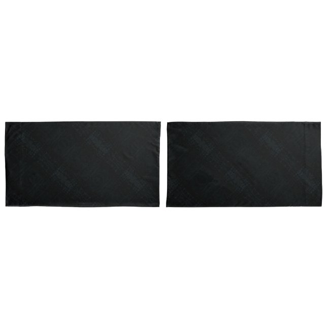 Acceptance | Dark Shibori Texture Pillowcase (Front-Set)