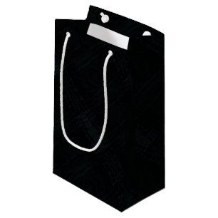 Acceptance   Dark Shibori Texture Small Gift Bag