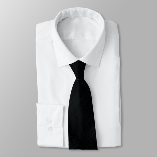 Acceptance | Dark Shibori Texture Tie (Tied)