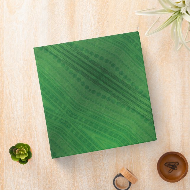 Acceptance | Green Eclectic Boho Pattern Binder (In Situ)