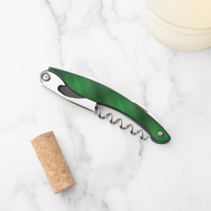 Acceptance Green Eclectic Boho Pattern Corkscrew