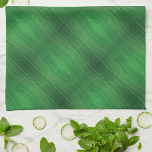 Acceptance   Green Eclectic Boho Pattern Kitchen Towel
