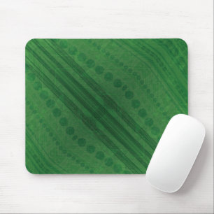 Acceptance   Green Eclectic Boho Pattern Mouse Pad