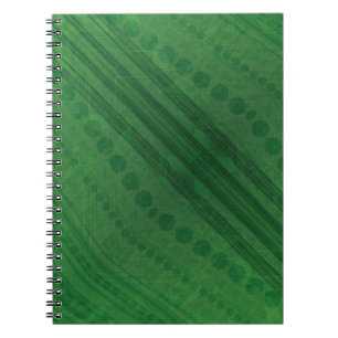 Acceptance   Green Eclectic Boho Pattern Notebook