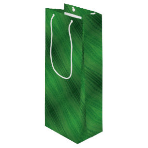 Acceptance   Green Eclectic Boho Pattern Wine Gift Bag