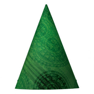 Acceptance   Green Meditation Medallions Party Hat