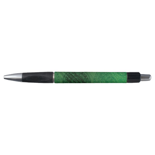 Acceptance | Green Meditation Medallions Pen (Front)