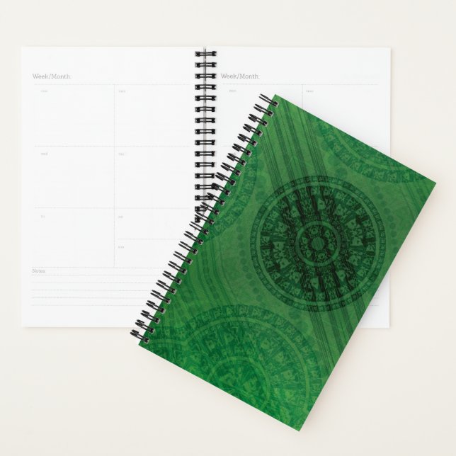 Acceptance | Green Meditation Medallions Planner (Display)